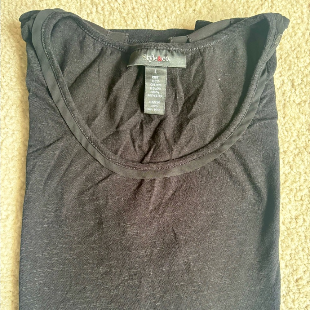 Ladies Style & Co 100 percent cotton T-shirt